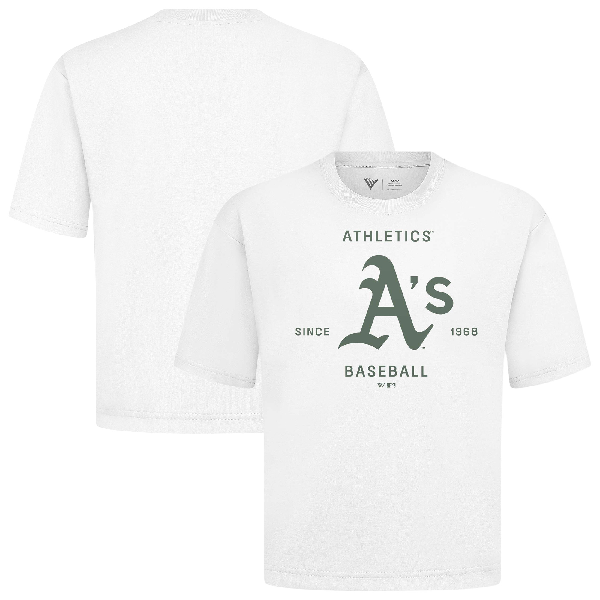 Men’s Levelwear White Athletics Crossway Oversized Luxe Signature Knit T-Shirt