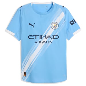 Maillot Manchester City PUMA Domicile Authentic 2025-26 avec flocage Haaland 9, vue 3