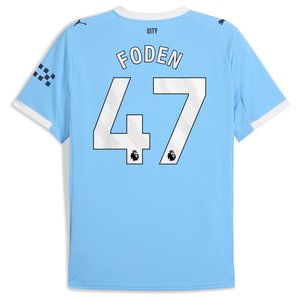 Maillot Manchester City PUMA Domicile 2025-26 avec flocage Foden 47, vue 4
