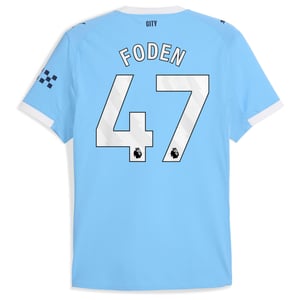 Maillot Manchester City PUMA Domicile Authentic 2025-26 avec flocage Foden 47, vue 4