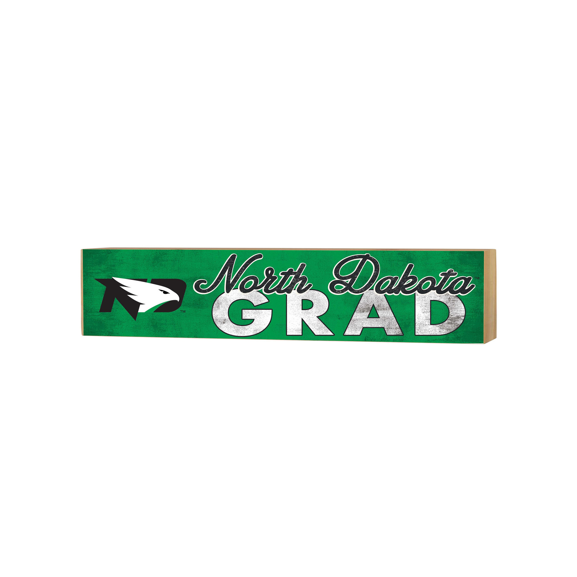 North Dakota 3" x 13" Grad Block Sign