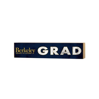 Cal Bears 3" x 13" Grad Block Sign