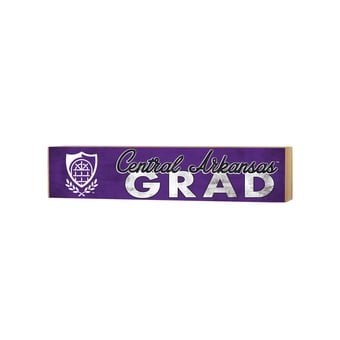 Central Arkansas Bears 3" x 13" Grad Block Sign