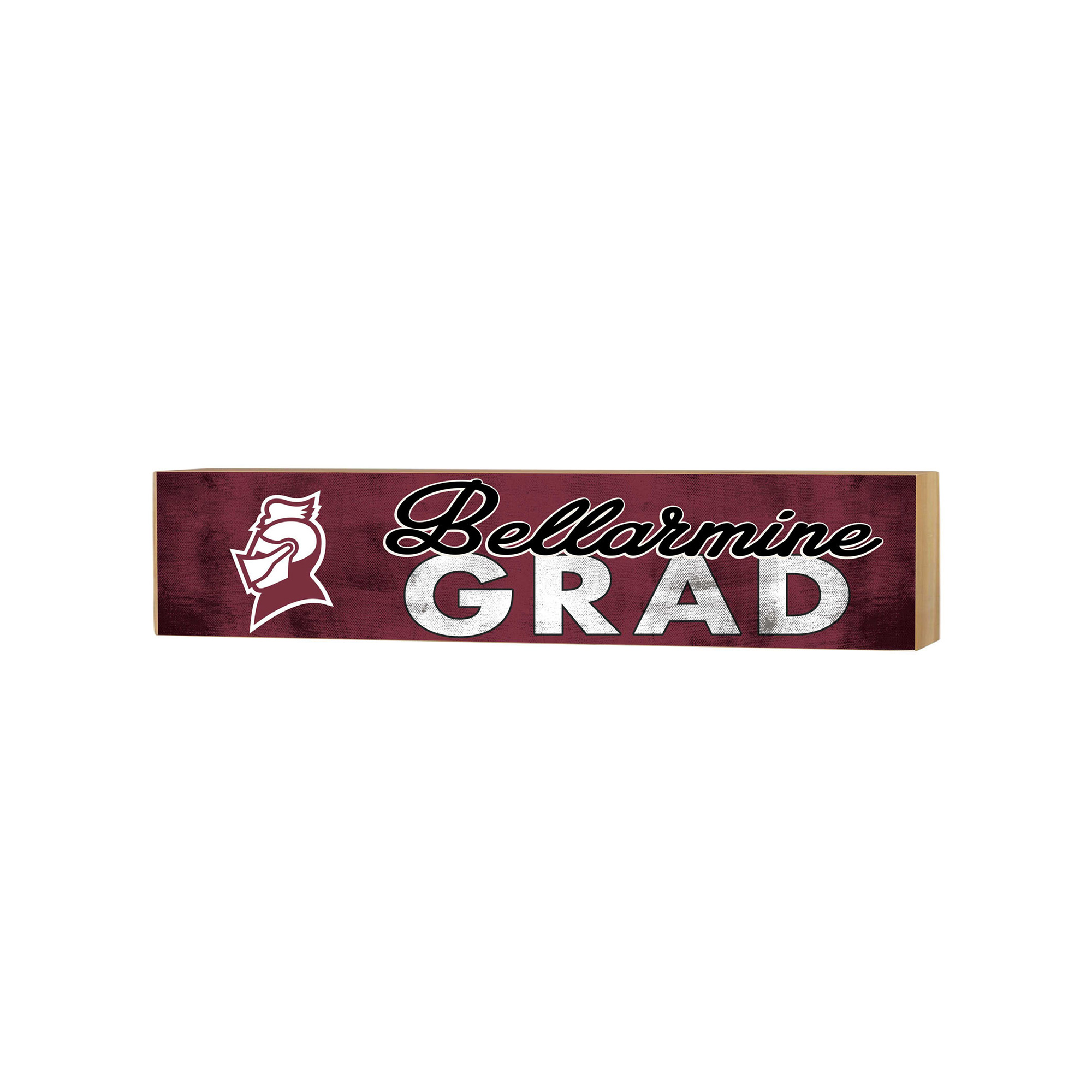 Bellarmine Knights 3" x 13" Grad Block Sign