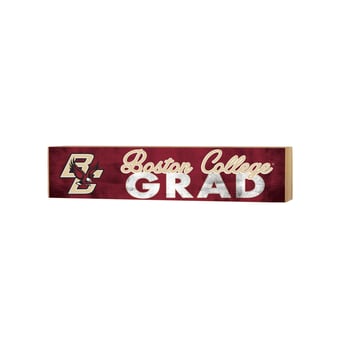 Boston College Eagles 3" x 13" Grad Block Sign