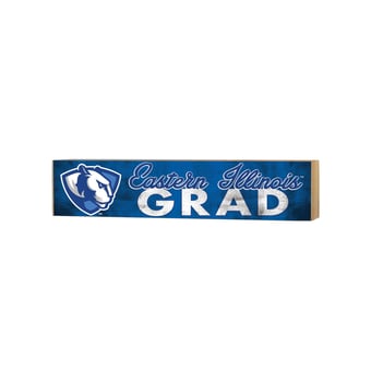 Eastern Illinois Panthers 3" x 13" Grad Block Sign