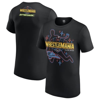 Men's Black WrestleMania 41 Metro Boomin T-Shirt