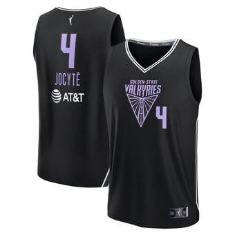 Youth Fanatics Just? Jocyt? Black Golden State Valkyries Explorer Edition Fast Break Replica Jersey