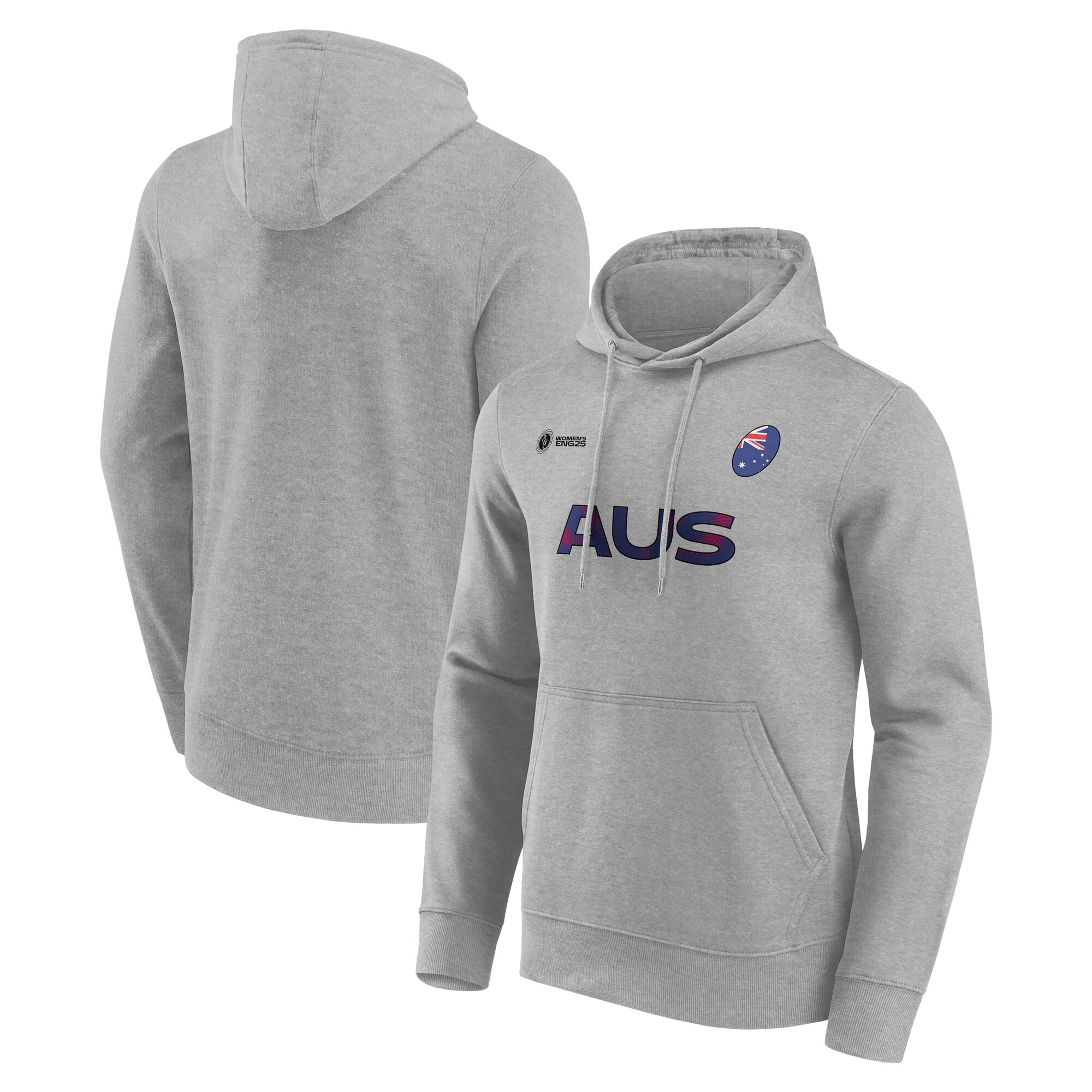Felpa con cappuccio da donna per tifosi della Coppa del Mondo di Rugby 2025 - Australia