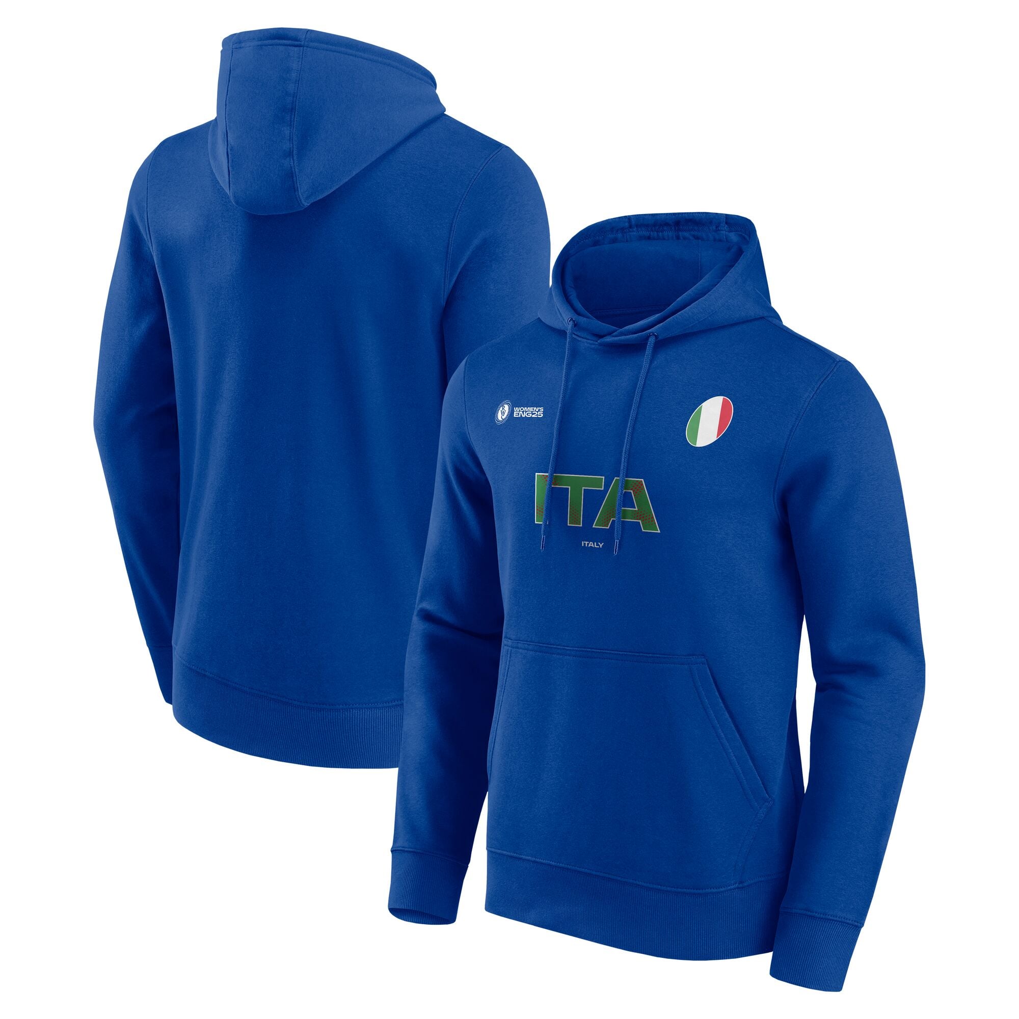 Felpa con cappuccio "Tifoso" da donna per la Coppa del Mondo di Rugby 2025 - Italia