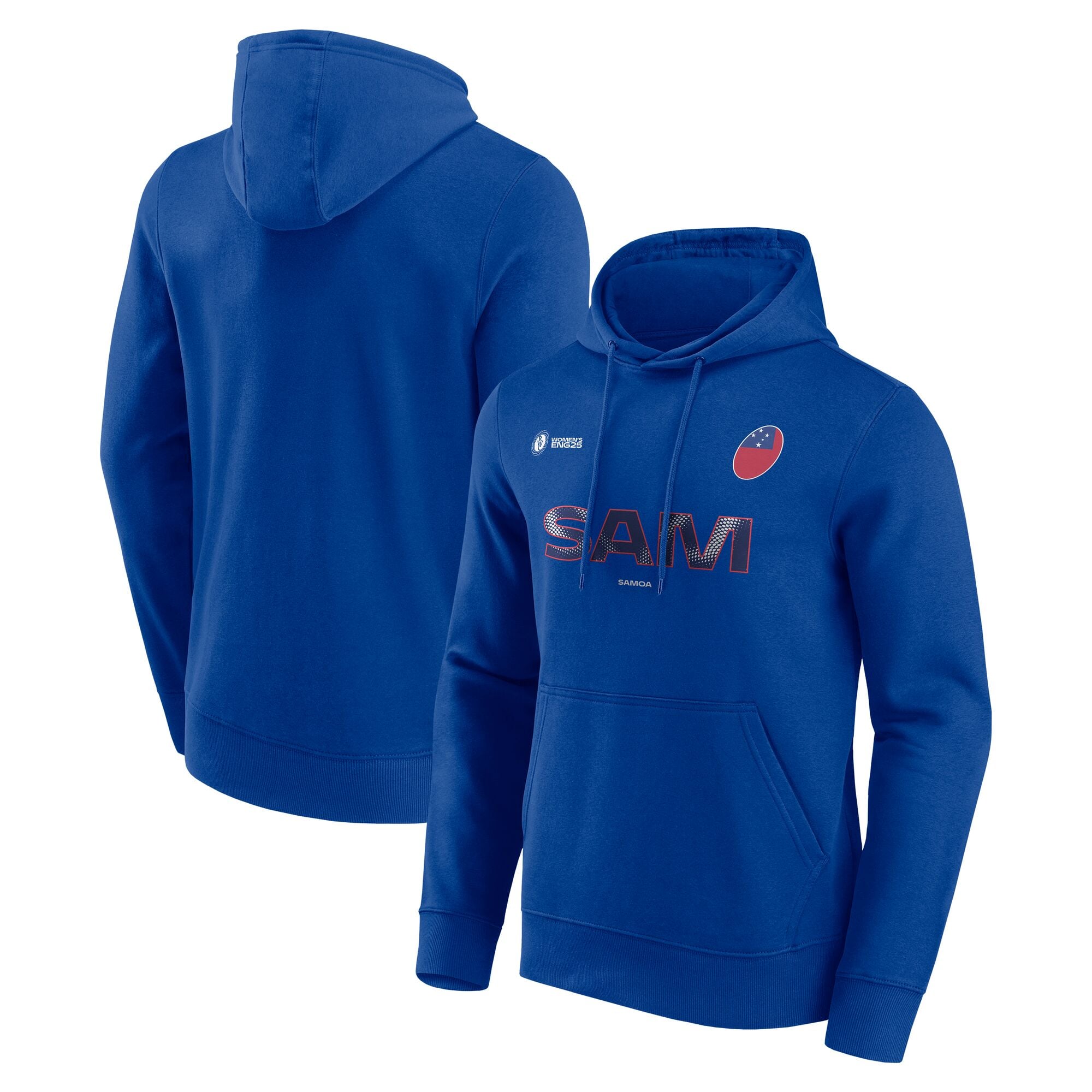 Felpa con cappuccio "Tifoso" da donna per la Coppa del Mondo di Rugby 2025 - Samoa