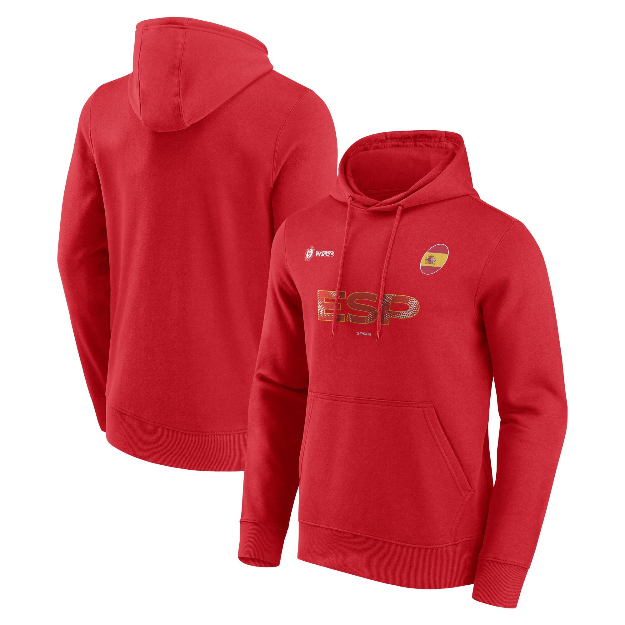 Felpa con cappuccio Supporter Coppa del Mondo di Rugby 2025 da donna - Spagna