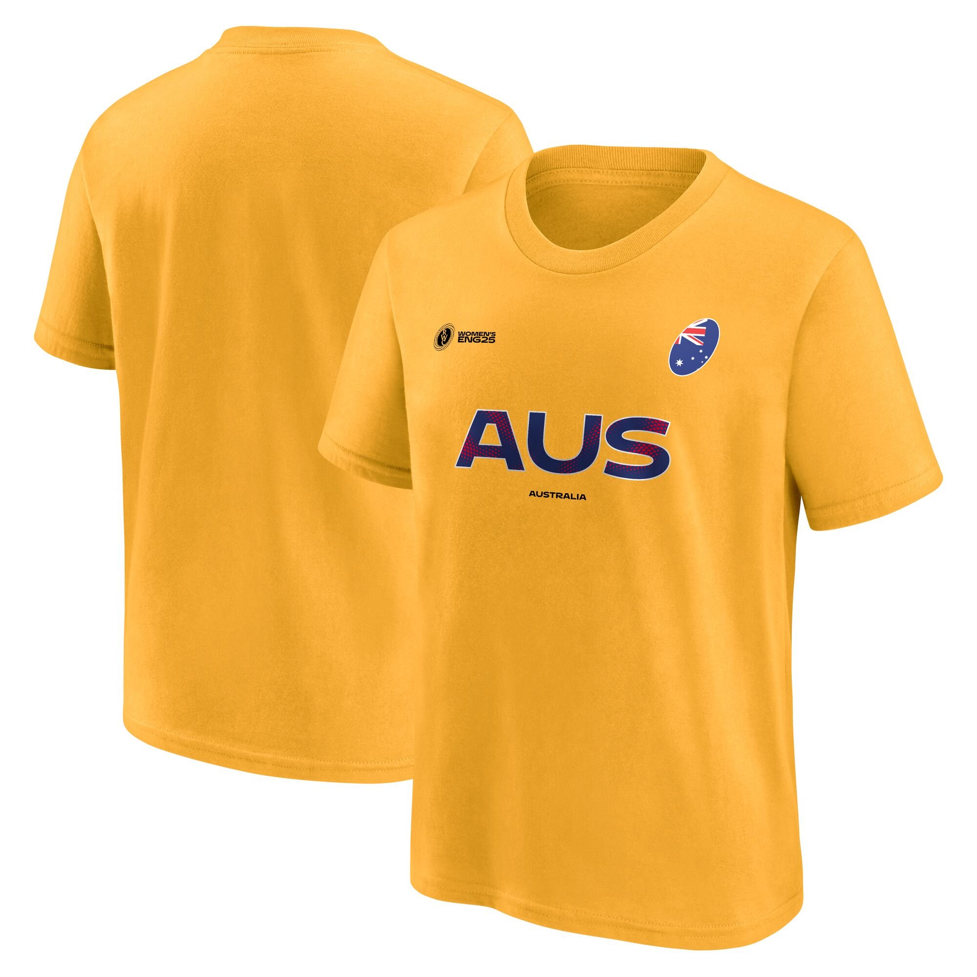 T-shirt grafica "Tifoso" da donna per la Coppa del Mondo di Rugby 2025 - Australia - Junior