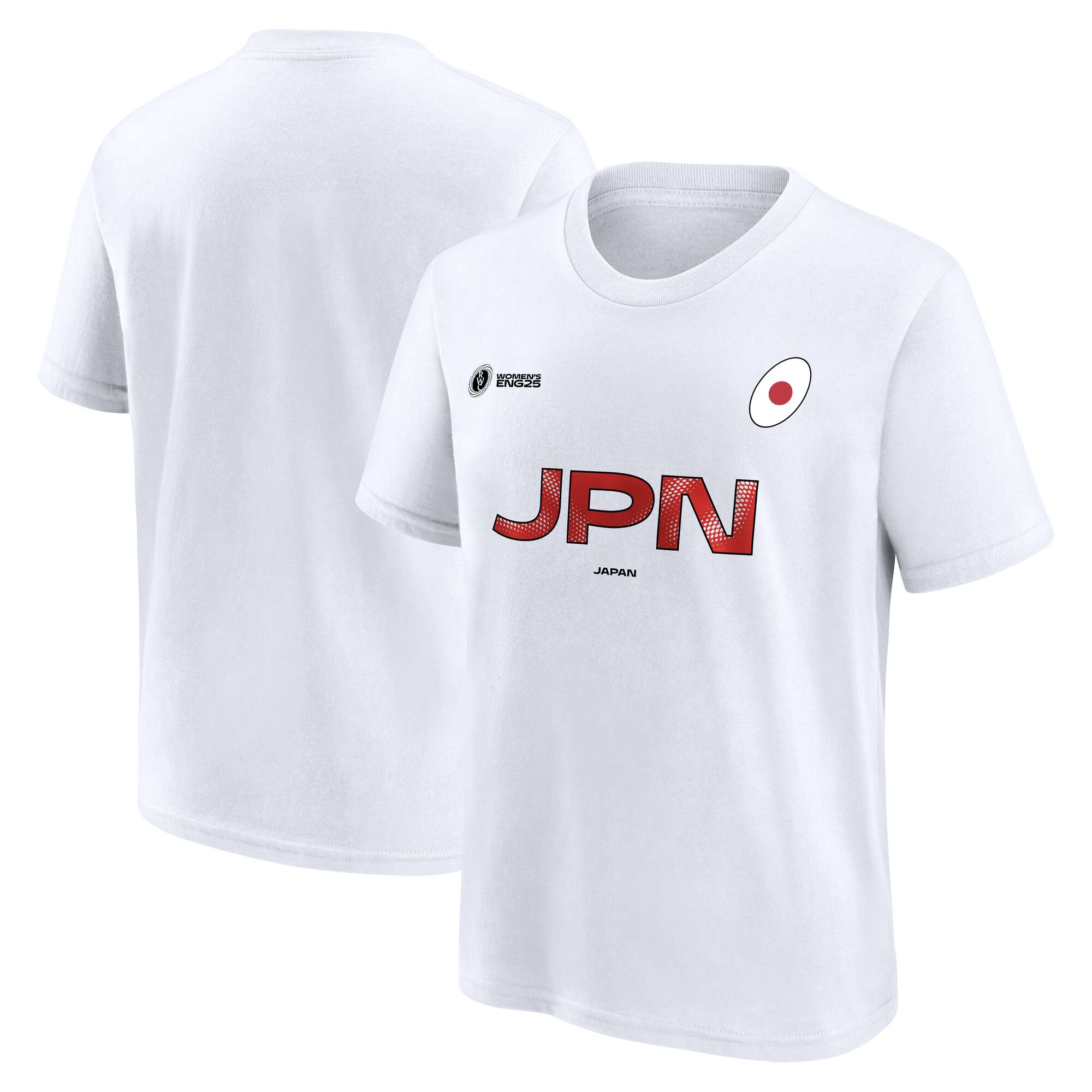 T-shirt grafica da donna per tifosi della Coppa del Mondo di Rugby 2025 - Giappone - Junior