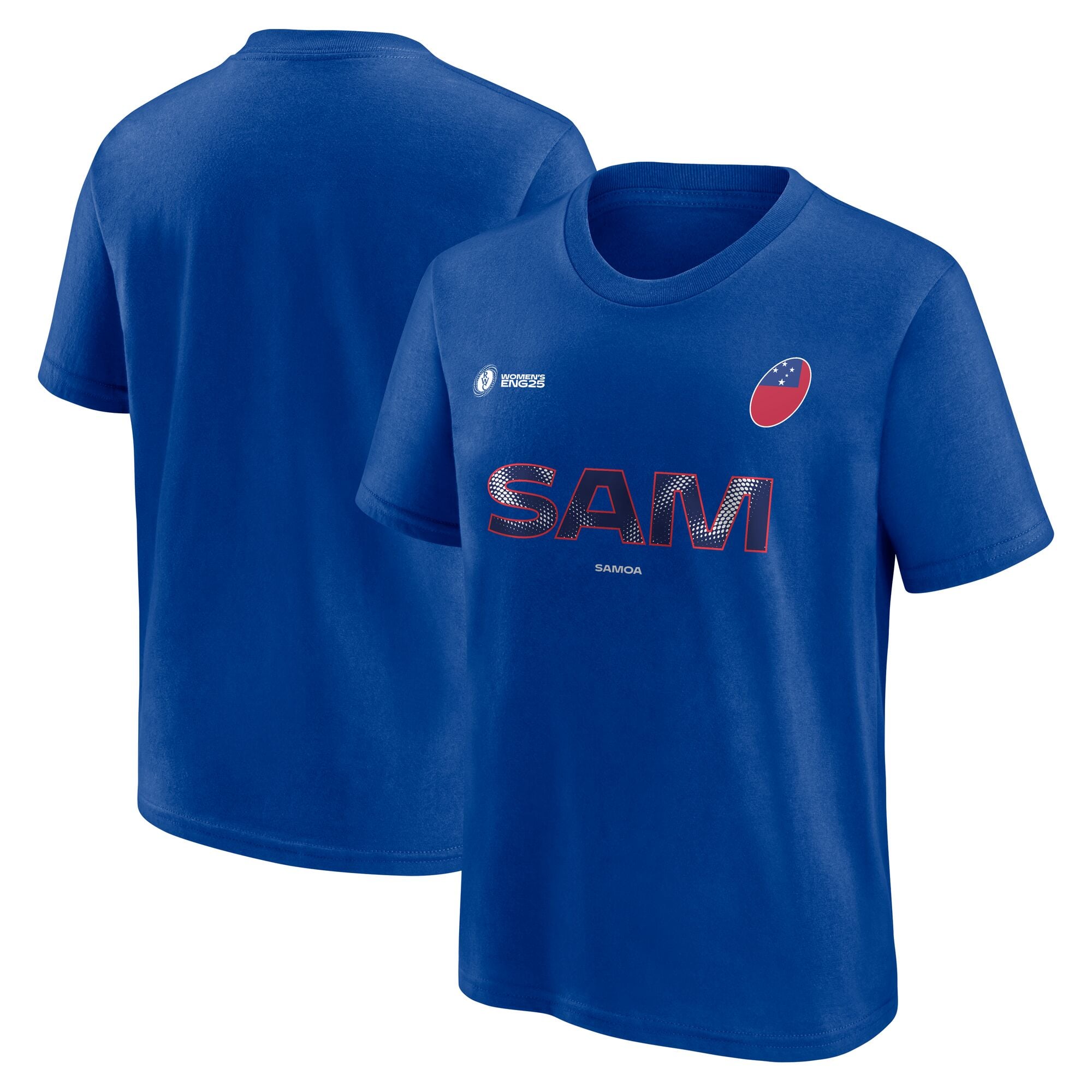 T-shirt grafica "Tifoso" da donna per la Coppa del Mondo di Rugby 2025 - Samoa - Junior