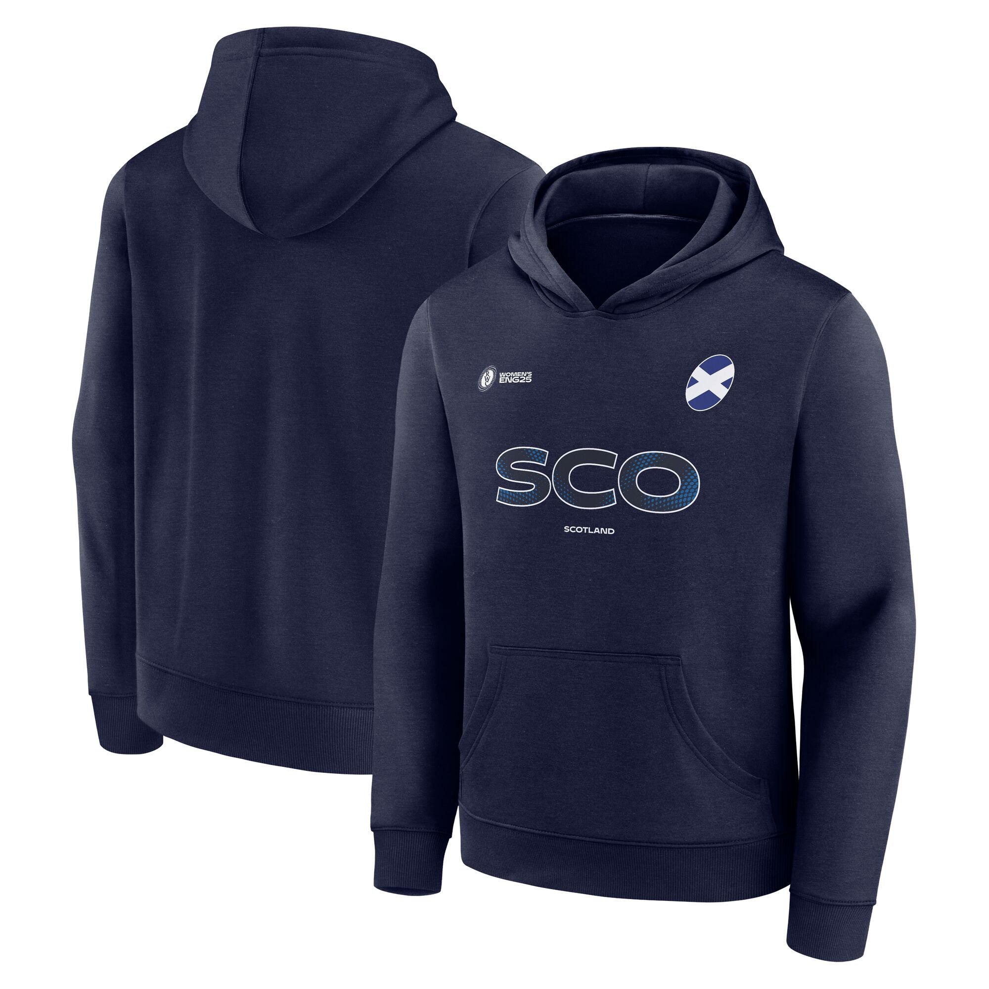 Felpa con cappuccio da tifoso per la Coppa del Mondo di Rugby 2025 da donna - Scozia - Junior