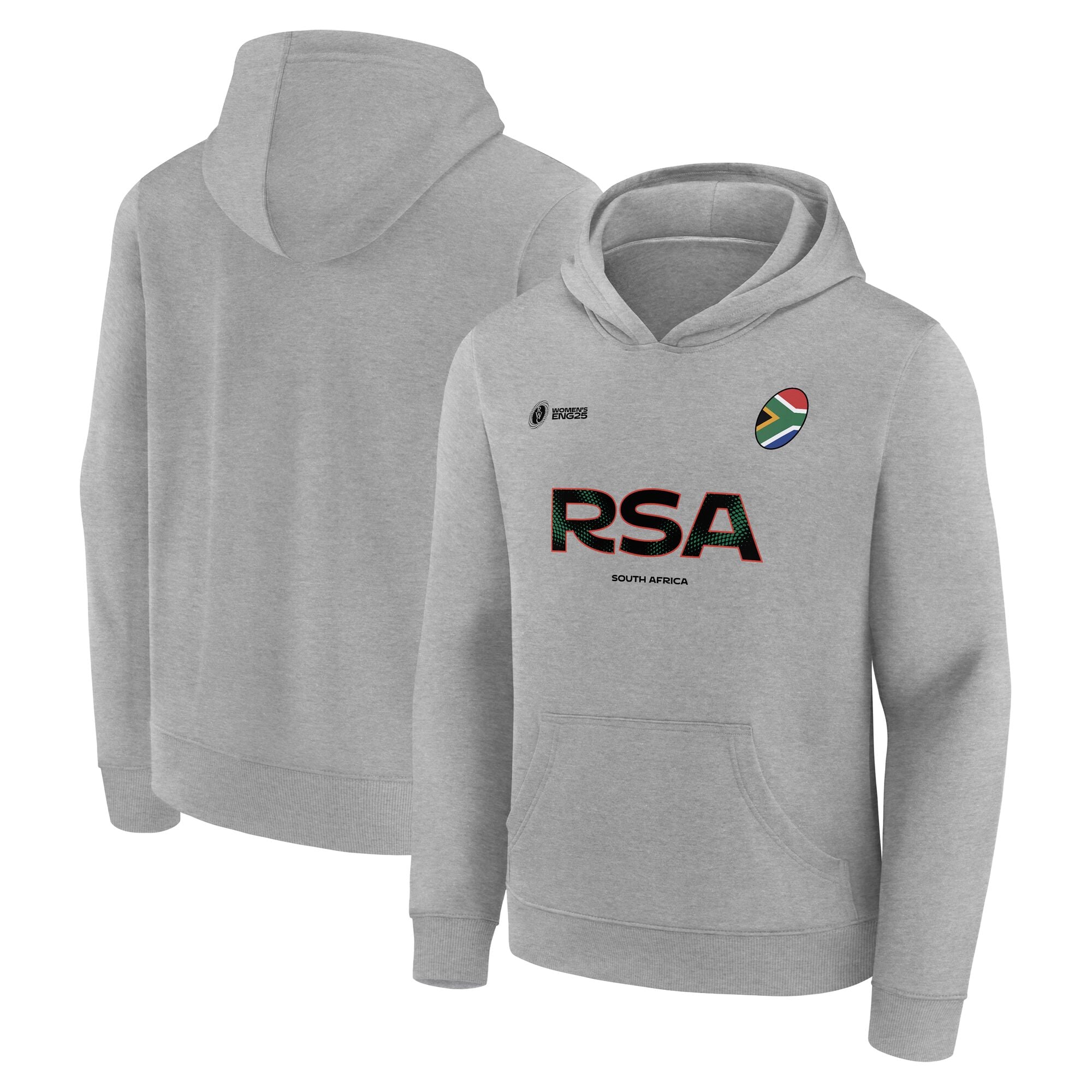 Felpa con cappuccio da donna per tifosi della Coppa del Mondo di Rugby 2025 - Sudafrica - Junior