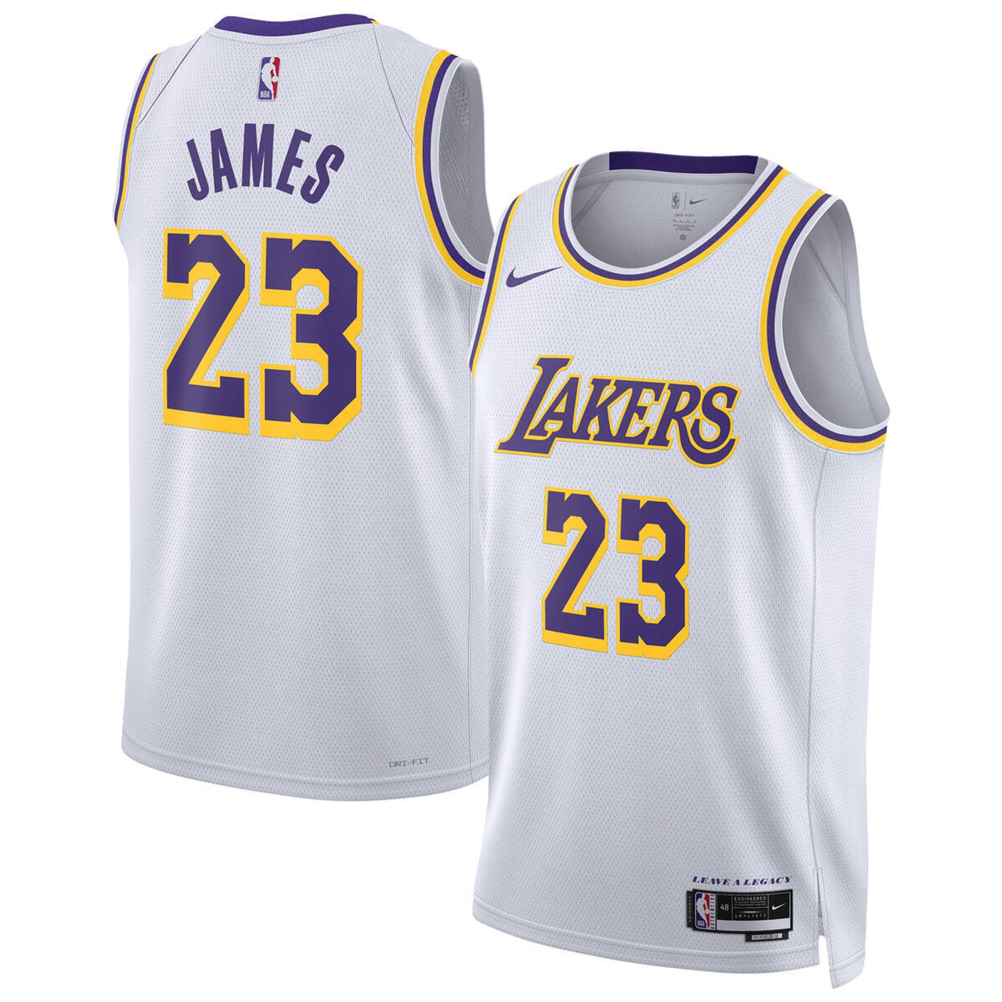 Los Angeles Lakers Nike Association Swingman Trikot – Lebron James – Unisex
