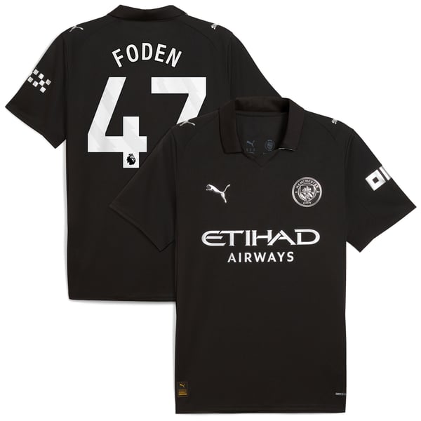 Maillot Manchester City Extérieur PUMA 24/25 avec flocage Foden 47