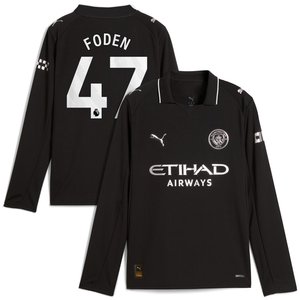 Maillot Manchester City Extérieur PUMA - Manches Longues - Enfant avec flocage Foden 47, vue 2