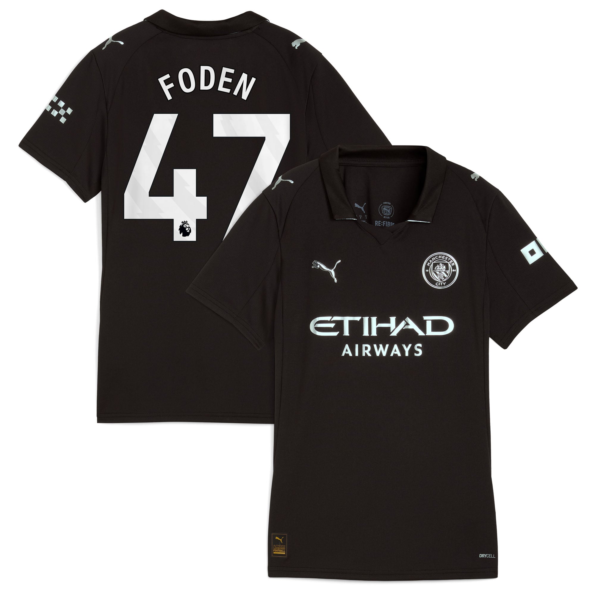 Maillot Manchester City Extérieur PUMA - Femme avec flocage Foden 47