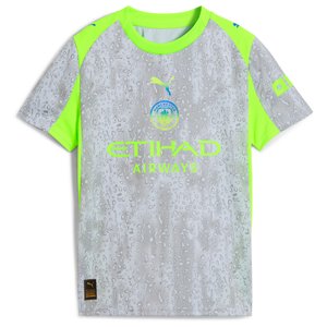 Maillot Manchester City PUMA Third 2025-26 - Enfant avec flocage Haaland 9, vue 3