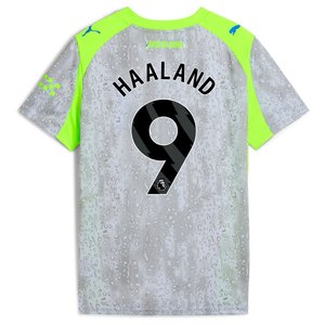 Maillot Manchester City PUMA Third 2025-26 - Enfant avec flocage Haaland 9, vue 4
