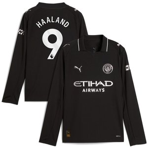 Maillot Manchester City Extérieur PUMA - Manches Longues - Enfant avec flocage Haaland 9, vue 2