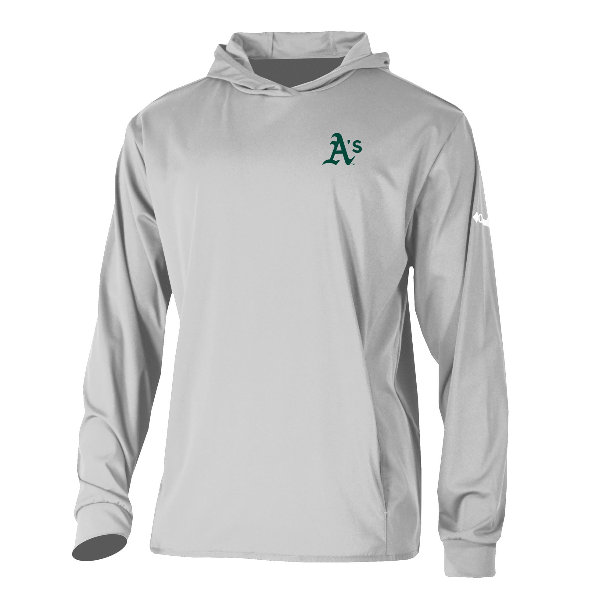 Men's Columbia  Gray Athletics Long Drive Pullover Hoodie
