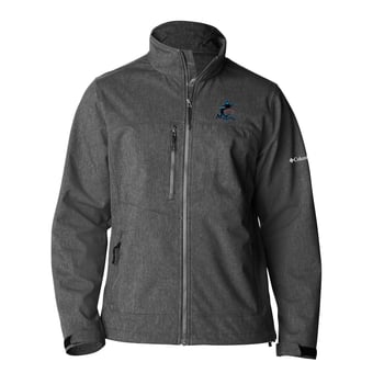 Men's Columbia  Gray Miami Marlins Ascender II Full-Zip Softshell Jacket