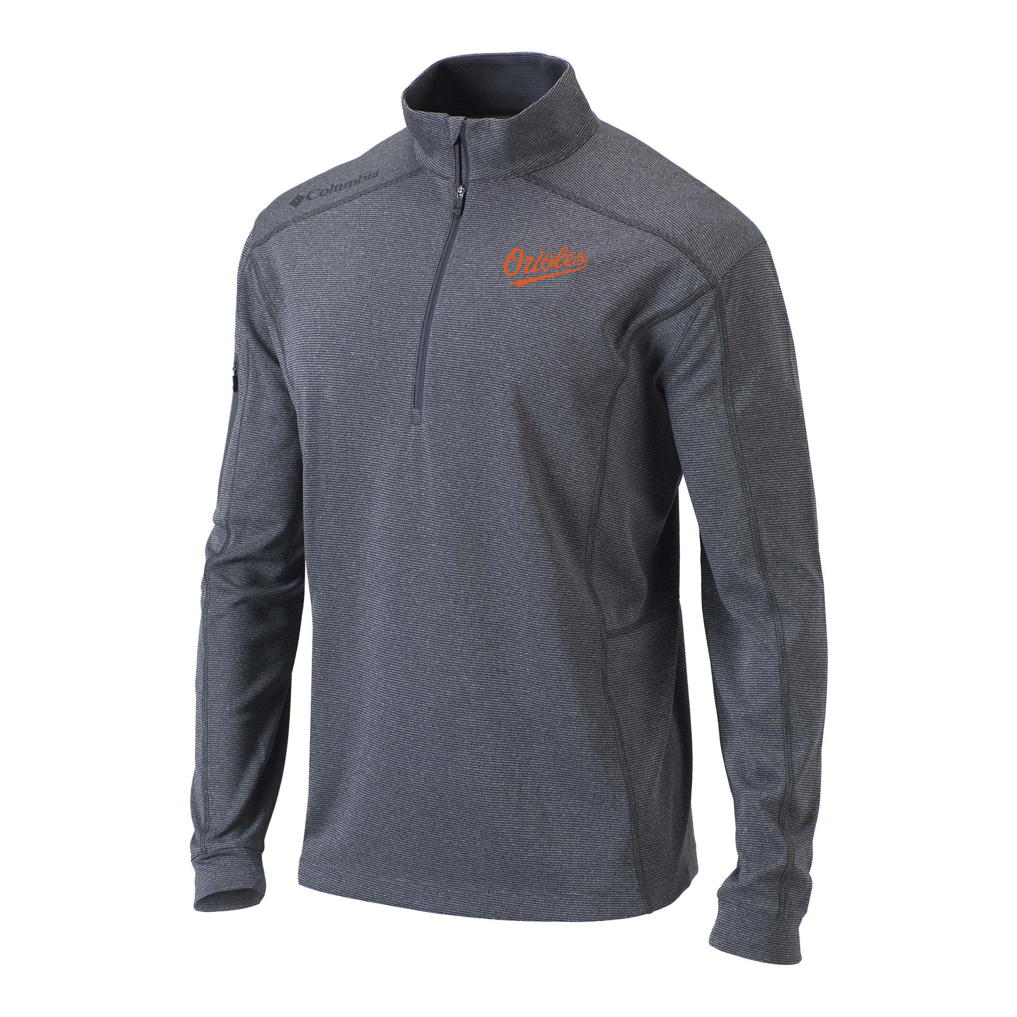 Men’s Columbia Black Baltimore Orioles Omni-Wick Shotgun Quarter-Zip Pullover Men’s Columbia Black Baltimore Orioles Omni-Wick Shotgun Quarter-Zip Pullover