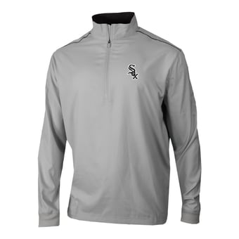 Men's Columbia Gray Chicago White Sox Omni-Wick Bogey's Paradise Quarter-Zip Pullover