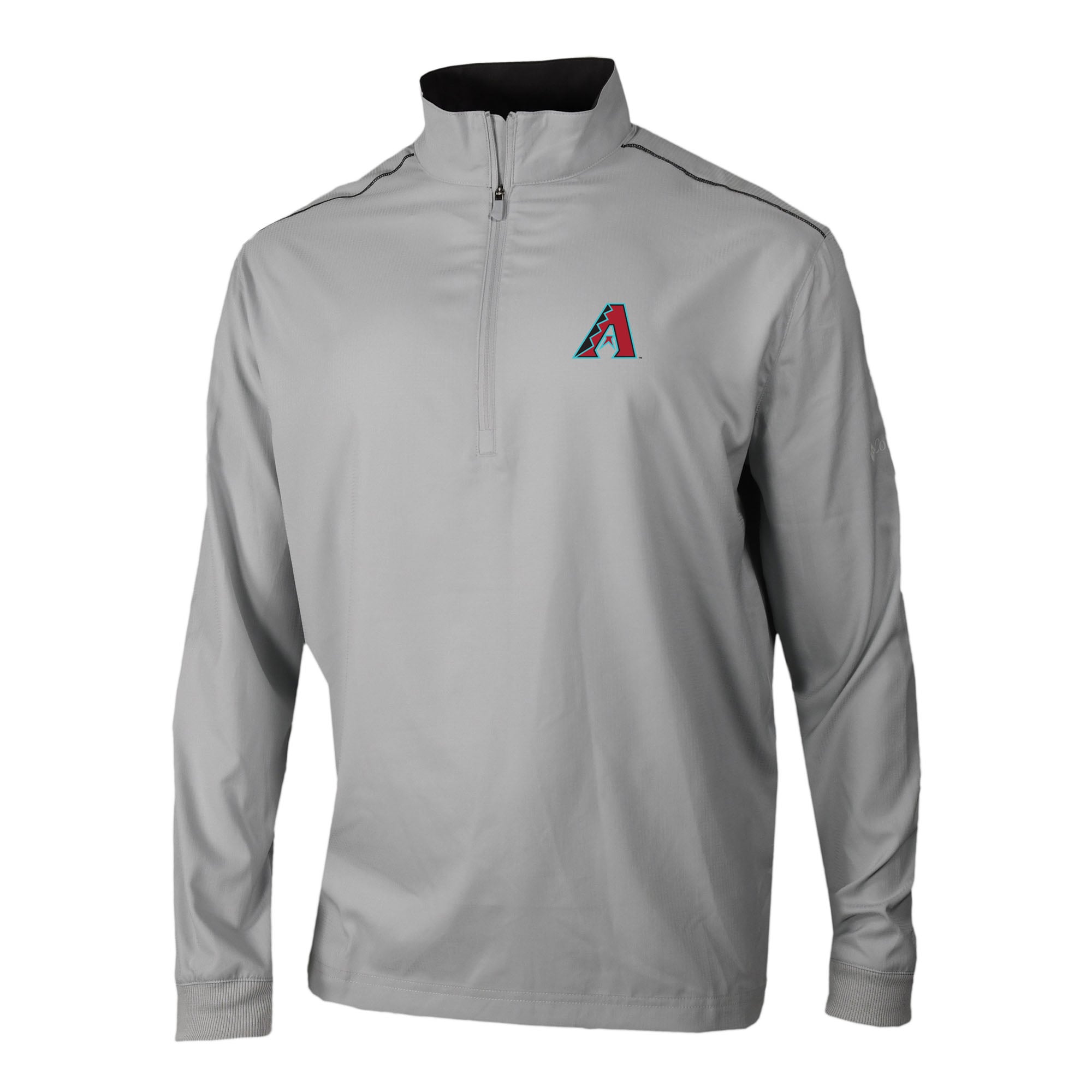 Men's Columbia Gray Arizona Diamondbacks Omni-Wick Bogey's Paradise Quarter-Zip Pullover