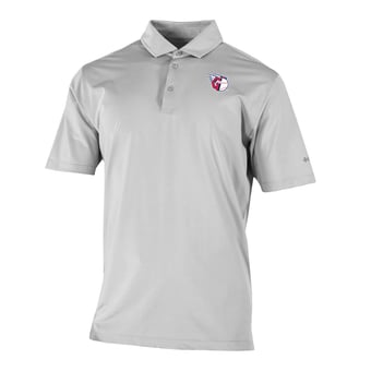Men's Columbia  Gray Cleveland Guardians Omni-Wick Double Hit Polo