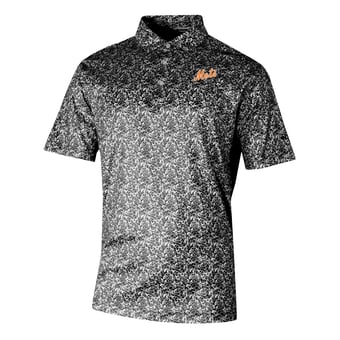 Men's Columbia  Black New York Mets Omni-Wick Westside Country Polo