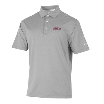 Men's Columbia  Gray Arizona Diamondbacks Sand Tee Polo