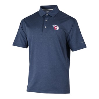 Men's Columbia  Navy Cleveland Guardians Sand Tee Polo