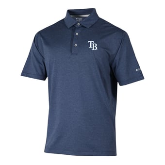 Men's Columbia  Navy Tampa Bay Rays Sand Tee Polo