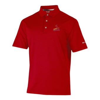 Men's Columbia  Red St. Louis Cardinals Sand Tee Polo