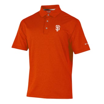 Men's Columbia  Orange San Francisco Giants Sand Tee Polo