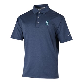 Men's Columbia  Navy Seattle Mariners Sand Tee Polo