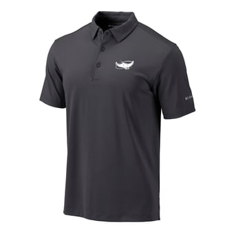 Men's Columbia  Gray Tampa Bay Rays Omni-Wick Drive Polo