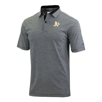 Men's Columbia  Black Athletics Omni-Wick Golden Hills Polo