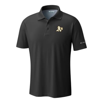 Men's Columbia  Black Athletics Omni-Wick Low Drag Offshore Polo