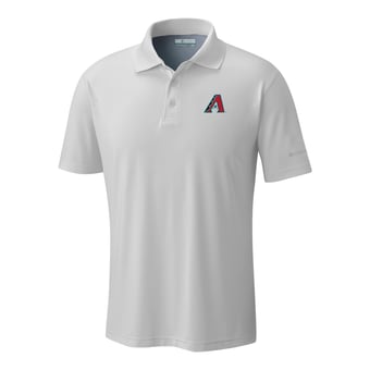 Men's Columbia  White Arizona Diamondbacks Omni-Wick Low Drag Offshore Polo