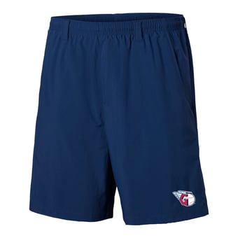 Men's Columbia  Navy Cleveland Guardians PFG Backcast III Water Shorts
