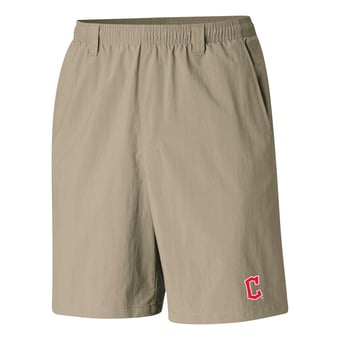 Men's Columbia  Tan Cleveland Guardians PFG Backcast III Water Shorts