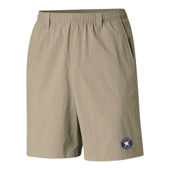 Men's Columbia  Tan Houston Astros PFG Backcast III Water Shorts