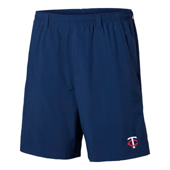 Men's Columbia  Navy Minnesota Twins PFG Backcast III Water Shorts
