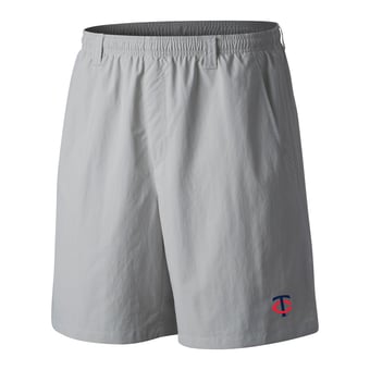 Men's Columbia  Gray Minnesota Twins PFG Backcast III Water Shorts